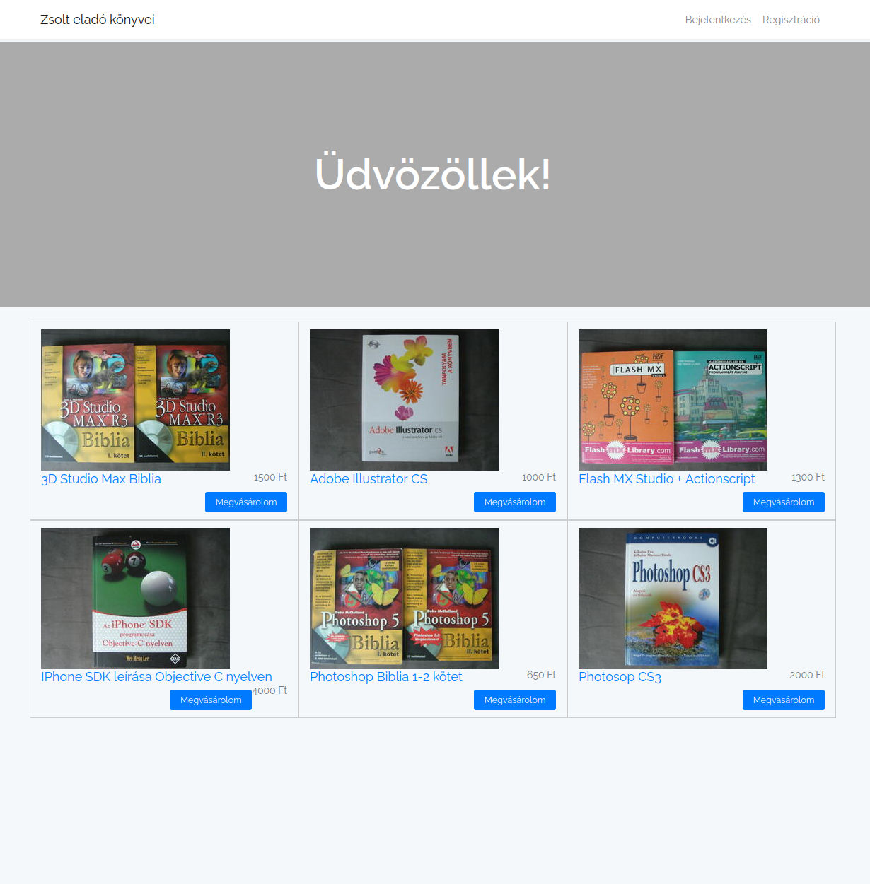 Bookstore with Laravel and Vue